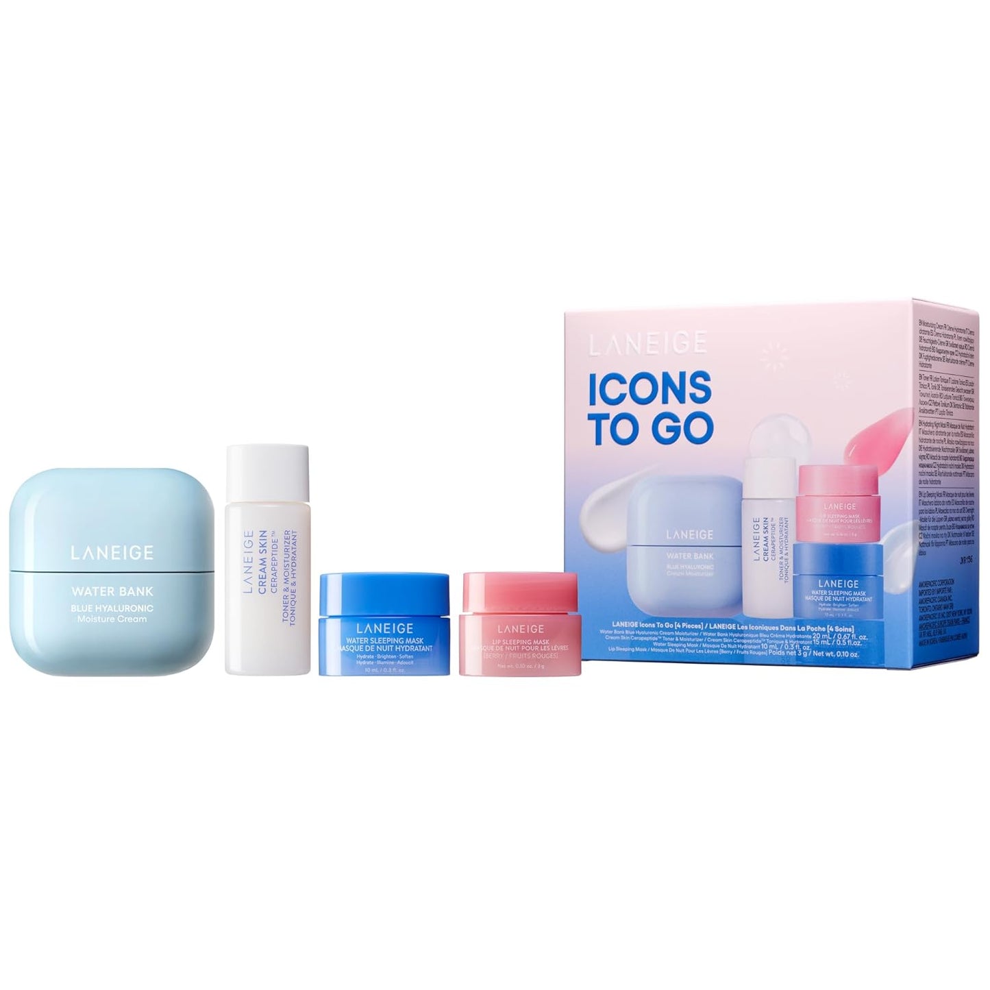 Water Bank Blue Hyaluronic Cream Moisturizer: Hydrating Korean Face Cream with Squalane & Ceramide for Skin Barrier Support, Dermatologist-Tested